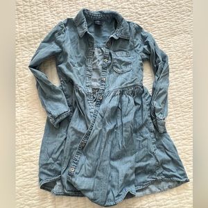 Gap button down jean dress